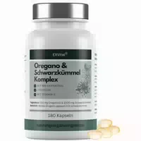 Exvital Oregano Schwarzkümmelöl Komplex