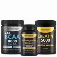Exvital Workout & Regeneration Set Bcaa, Ashwagandha & Creatin Kapseln