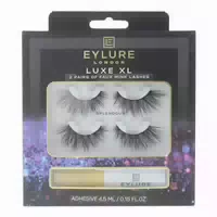 Eylure London Künstliche Wimpern mit Kleber Luxe Xl 2 Paare