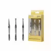 F3 Systems Essential Tweezer Set Slant & Flat 1set