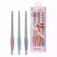 F3 Systems Sapphire Nail Files 1set Metallic Color