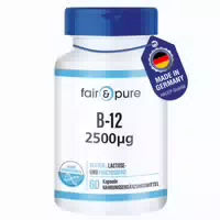 Fair&pure | Vitamin B12 2500µg Schluckfreundlich Hochdosiert