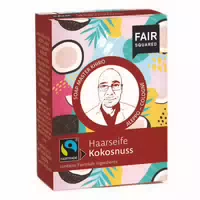 Fair Squared Fairtrade Jubiläum Haarseife Kokosnuss