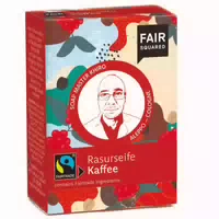 Fair Squared Fairtrade Jubiläum Rasurseife Kaffee