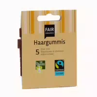 Fair Squared Haargummis 5er Braun