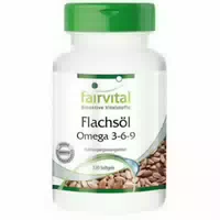 Flachsöl Leinöl Omega 3 6 9 120 Kapseln