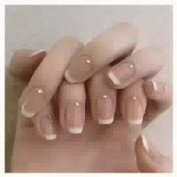 Falsche Fingernägel Französisch Ballerina Acryl Rosa 24 Stil 1 st