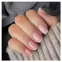 Falsche Nägel 24 Stück Press On 3d Nagelspitzen Grapefruit S 1 st