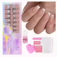 Falsche Nägel French Tip Presson 0 01 g 150er Pack Weiß Ba 1 st