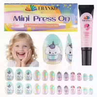 Falsche Nägel Kinder 24 Stück Presse Kits Mädchen Süße Wolke 1 st