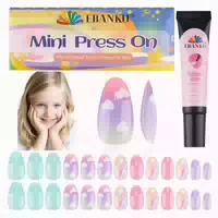Falsche Nägel Kinder Mädchen 26 Stück Presse Kits Buntes 1 st