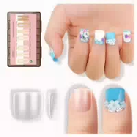 Falschnägel Xs Xxs Quadrat Nail Tips For Men Short Square Ro 1 st
