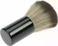 Fantasia Kabuki Pinsel, Schwarz, Toray Haar, Höhe 6,5 Cm, Ø