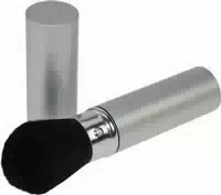 Fantasia Puderpinsel, Silber, Einschiebbar, Metallhülse, Naturhaar, Länge