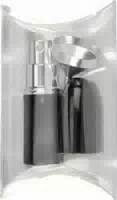 Fantasia Taschenzerstäuber Schwarz 4 Ml Mit Trichter Silber