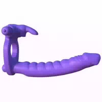 Vibro Penisring „double Rabbit“ Mit Analdildo | Paartoy Mit 3 Fach Stimulation | Fetish Fantasy
