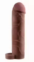 Penishülle mit Hodenring „perfect 1 Extension With Ball Strap“, Verlängert um 2,5 cm