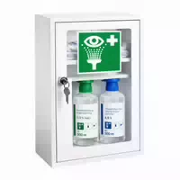 Fap First Aid Products Augenspülschrank 2 X Augendusche Je 500 ml Nacl & Phosphat
