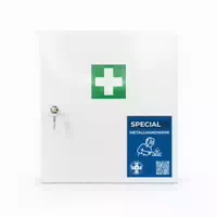 Fap First Aid Products Verbandschrank F mit Din 13157 Metall 1 Türig Sichtfenster & Schloss