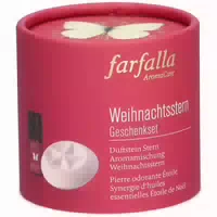 Farfalla Geschenkset Duftstein Stern Synergie Ätherischer Öle Weihnachtsstern