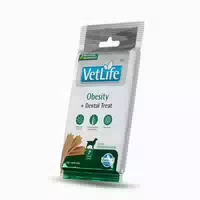 Farmina Vet Life Dental Treat Obesity Medium Maxi 7 Szt Zahnpflege Leckerli Für Mittelgroße Und Große Hunde 0,1 Kg