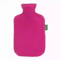 Fashy Wärmflasche Fleecebezug 2 l Magenta