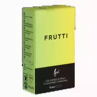„frutti“ – 12 Aromatisierte Latexkondome in 3 Sorten 12 Kondome 12 st