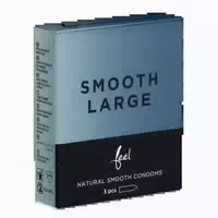 «smooth Large» Kondome – Extra Große Passform, 56 Mm, 3er 12 Kondome 12 st