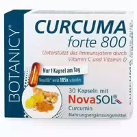 Curcuma Forte 800 mit Flüssigem Mizell Curcumin ohne Piperin, Hochdosiertes Kurkuma 30 st