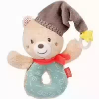 Bärchen Rassel aus Plüsch