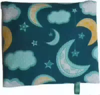 Wärmekissen 20x16 cm Mond Blau Kirschkern