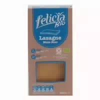 Felicia Bio Lasagne Platten Mais Reis