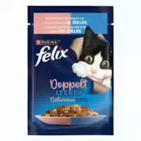 Felix Doppelt Lecker in Gelee Lachs & Sardine