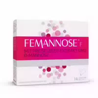 Femannose F – Vorportioniertes Trinkgranulat mit 2000 mg D Mannose und 100 mg Preiselbeer Extrakt