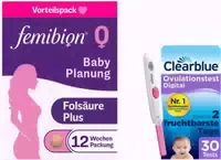 Femibion 0 Babyplanung 84 Tabletten Clearblue Ovulationstest Digital 30 Tests