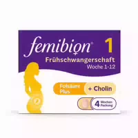 Femibion 1 Frühschwangerschaft Nahrungsergänzung, Ssw 1 12, Folsäure