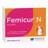 Femicur N Kapseln bei Regelbeschwerden 100 st Hartkapseln