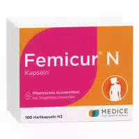 Femicur N Kapseln bei Regelbeschwerden 100 st Hartkapseln