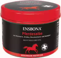 Ensbona Pferdesalbe Mit Rosmarin, Arnika, Rosskastanie & Kampfer 500 Ml Salbe