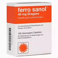Ferro Sanol 40mg Dragees 100 St Überzogene Tabletten