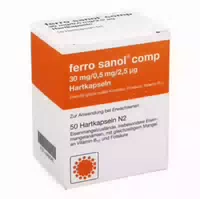 Ferro Sanol Comp Hartkapseln mit Magensaftresistent Überzogene Pellets