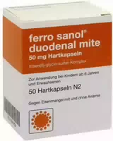 Ferro Sanol Duo Mite 50 mg 20 Magensaftresistente Kapseln