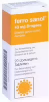 Ferro Sanol Ueberzogene Tabletten 20 Stück