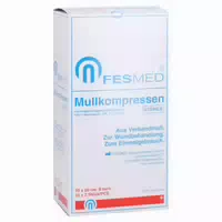 Mullkompressen Es 10x20 Cm Steril 8fach