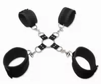 Fessel Kreuz „extreme Hogtie Kit“, Gepolstert