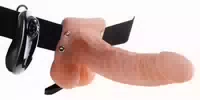 Strap On „7 Vibrating Hollow Strap On“, Hohl Mit Vibration