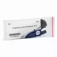 Fingerling Leder Gr 3 mit Bindeband 1 st