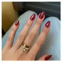 Fingernägel Ballerina Kurz Jelly Gel Acryl 24 Stück Sarg Sch 1 st