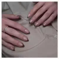 Fingernägel Press On French Tip 30 Stück Kurz Acryl Mandel B 1 st