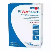 Saugkompressen 10x10 Cm Steril Vlies Fiwasorb